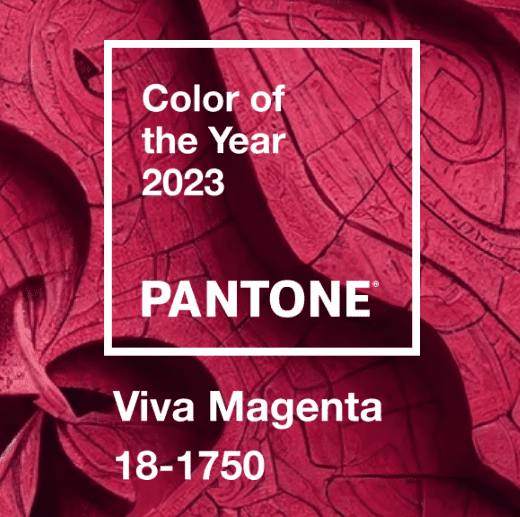 Pantone 2023 代表色 非凡洋紅