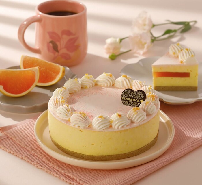 母親節蛋糕推薦：星巴克 紅橙柚香蛋糕