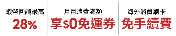 國泰世華蝦皮購物聯名卡3大特色